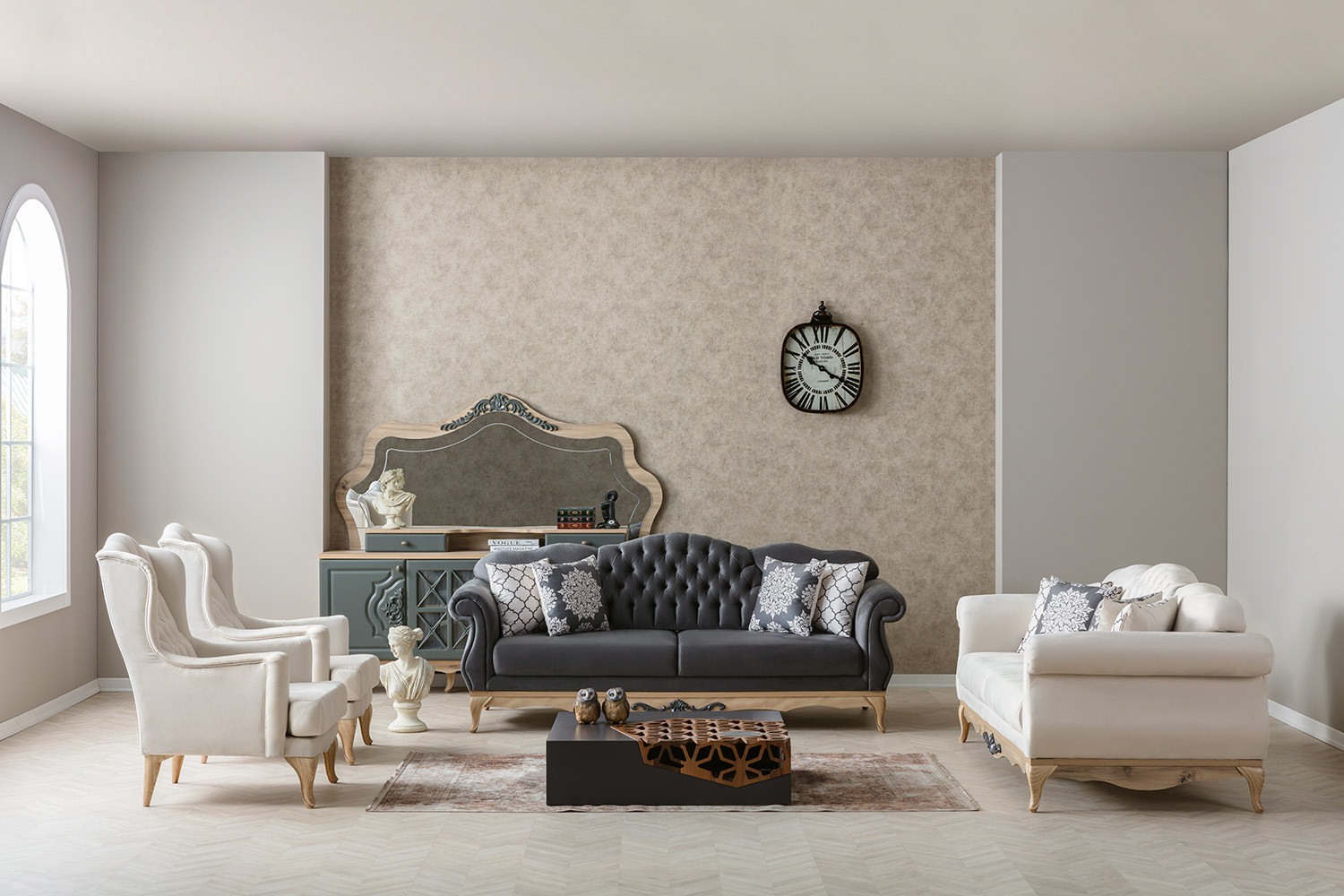 Balat Tekli Berjer Krem Balat Tekli Berjer Krem