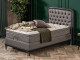  Valentina Bed, Base and Headboard Set