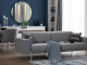  Alaçatı Three Seater Sofa - Grey
