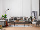  New Best Three-Seat Sofa - Gray