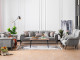  New Best Three-Seat Sofa - Gray