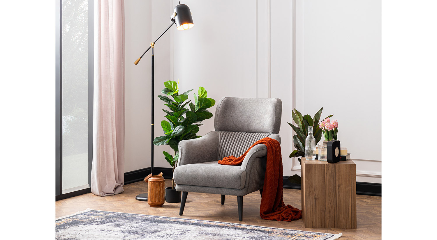 New Best Sofa Set - Gray