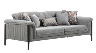 New Best Double Sofa - Gray