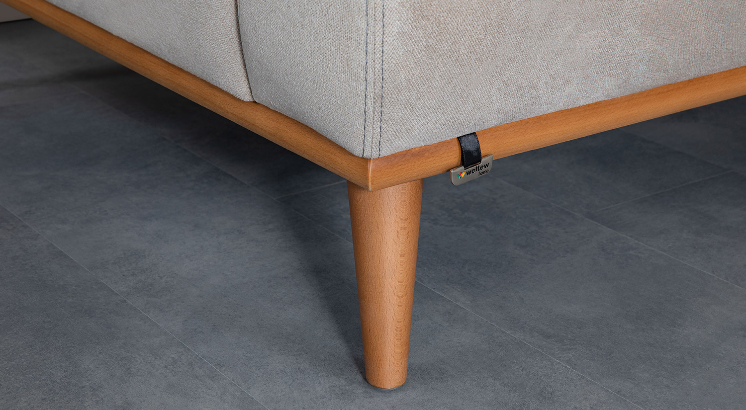 Milano Sofa Set - Brown - Cream