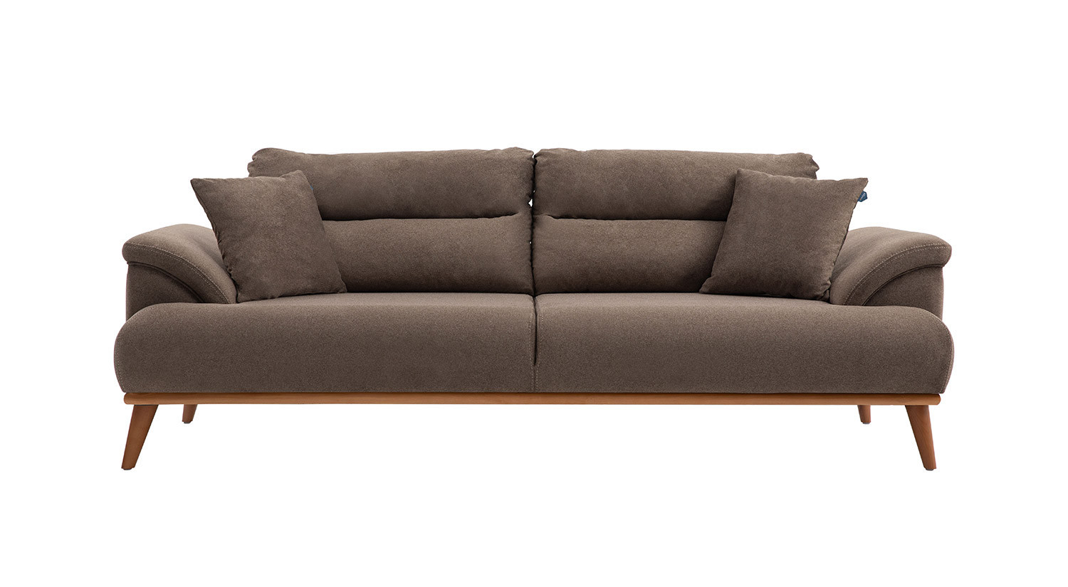Milano Sofa Set - Brown - Cream