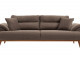  Milano Sofa Set - Brown - Cream