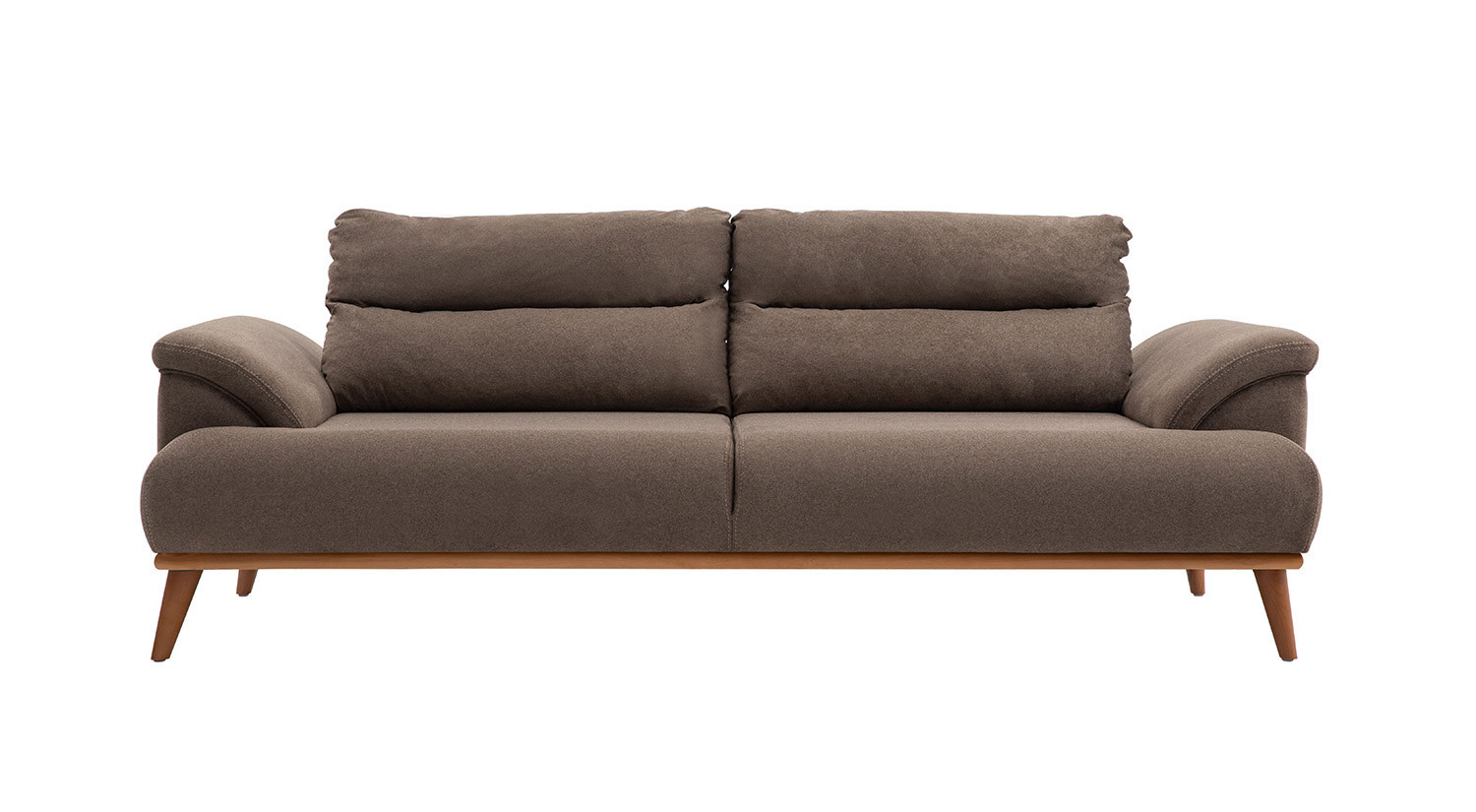 Milano Sofa Set - Brown - Cream