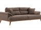  Milano Sofa Set - Brown - Cream