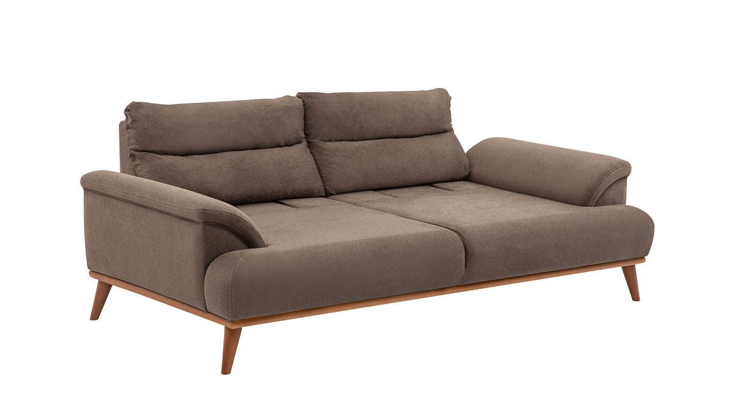 Milano Sofa Set - Brown - Cream