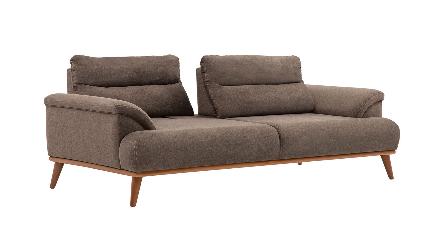 Milano Sofa Set - Brown - Cream