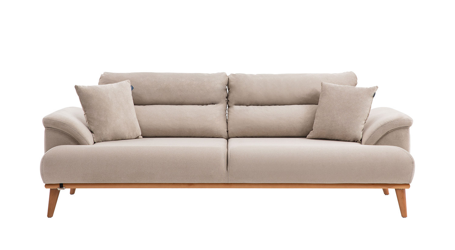 Milano Sofa Set - Brown - Cream