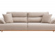  Milano Sofa Set - Brown - Cream