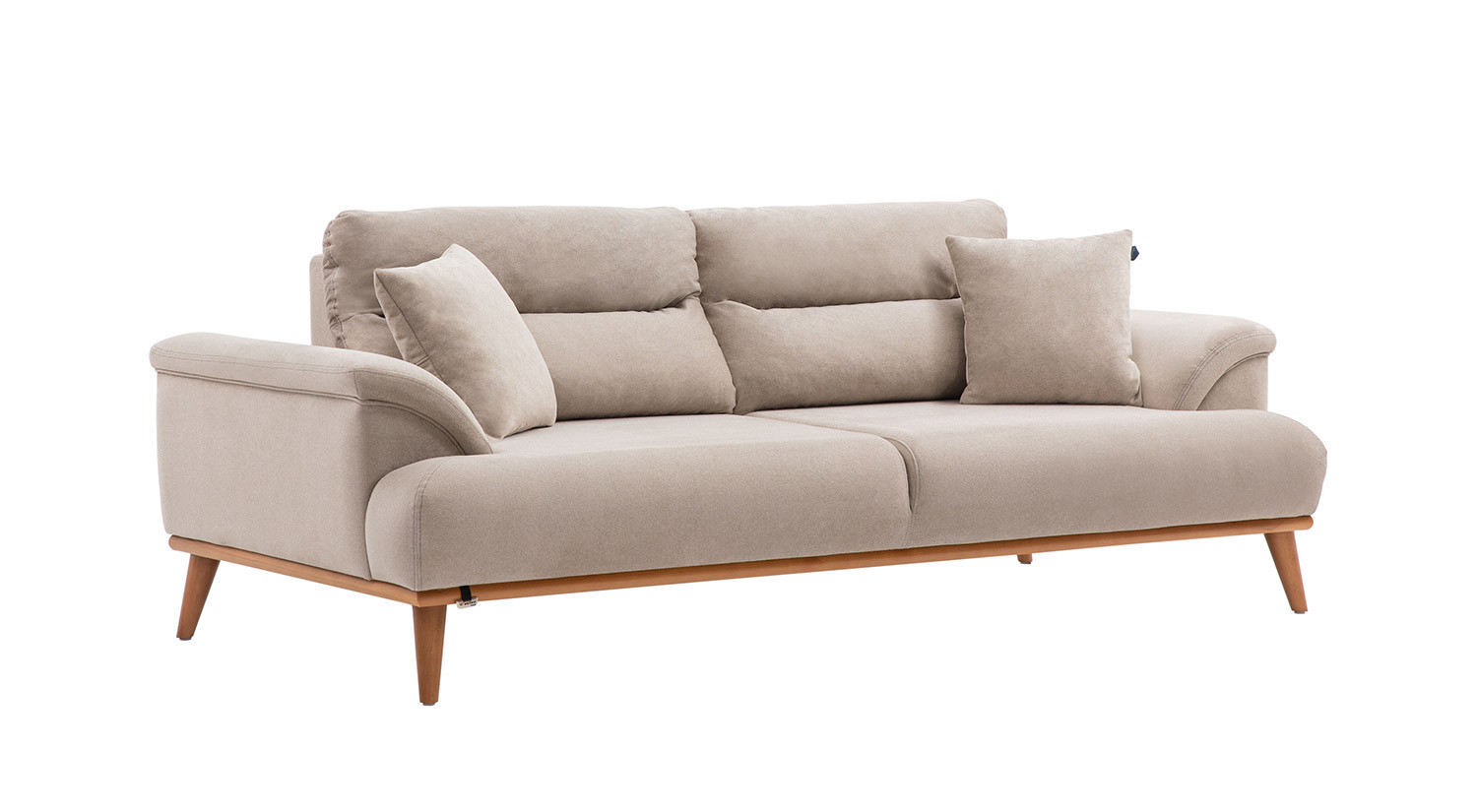 Milano Sofa Set - Brown - Cream