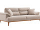  Milano Sofa Set - Brown - Cream