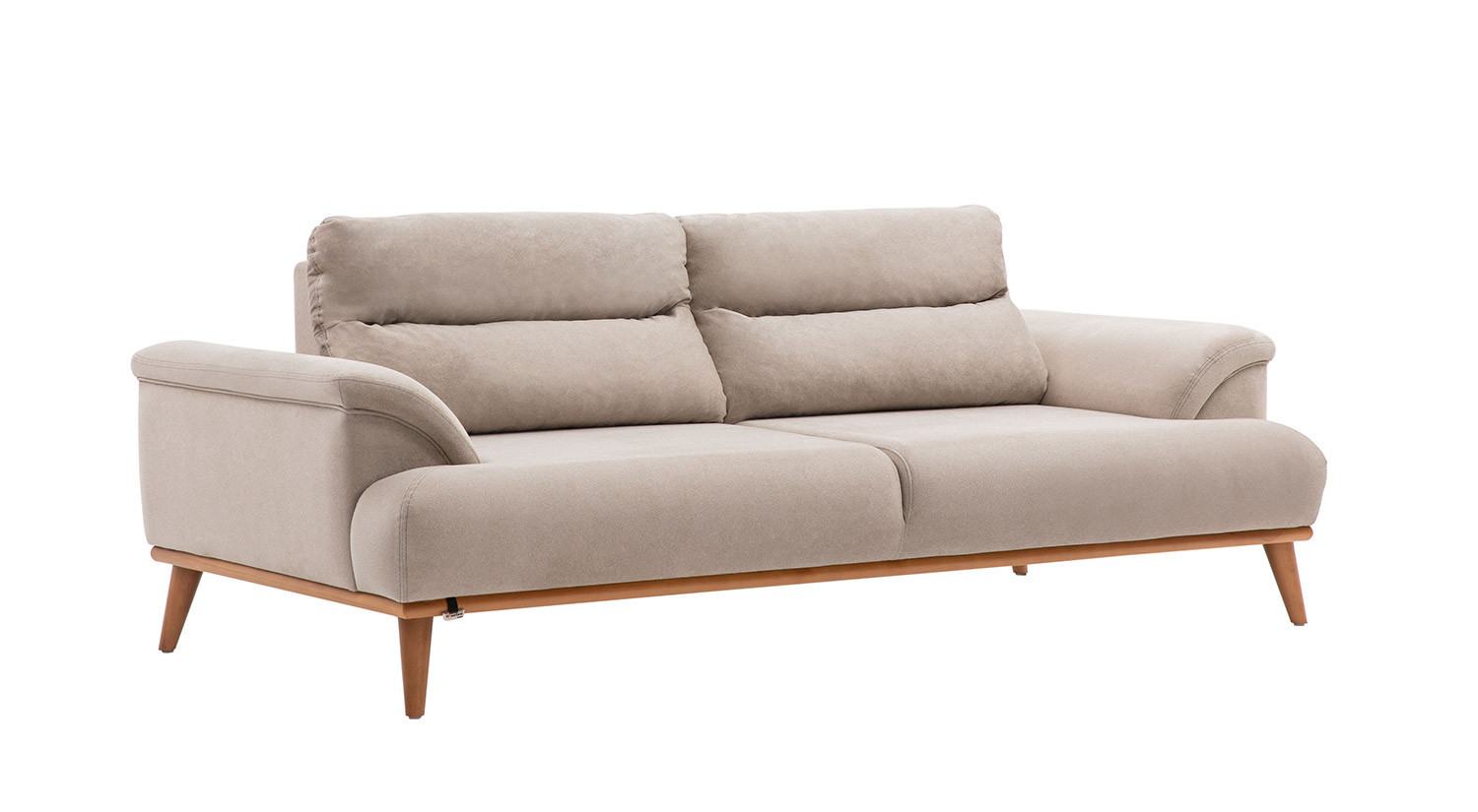 Milano Sofa Set - Brown - Cream