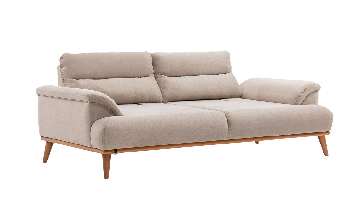 Milano Sofa Set - Brown - Cream