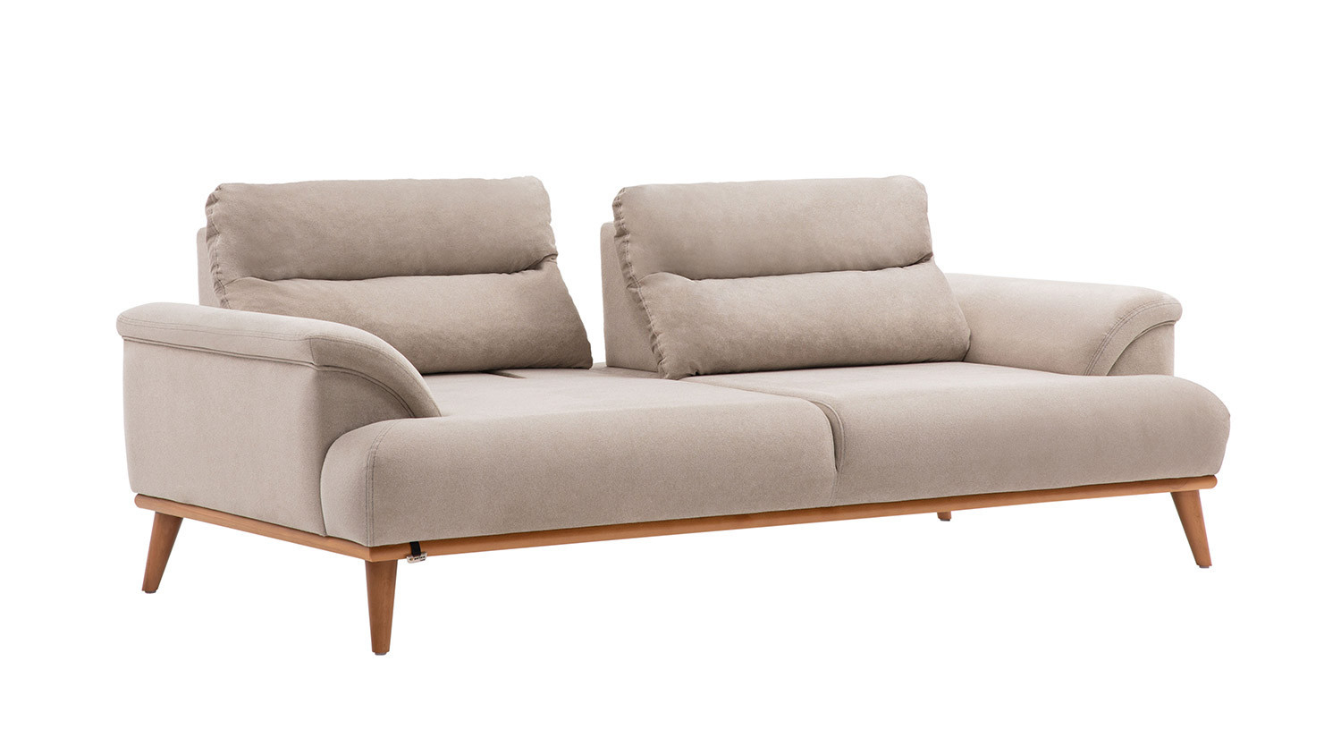 Milano Sofa Set - Brown - Cream