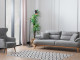  Milano Sofa Set - Red - Gray
