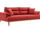  Milano Sofa Set - Red - Gray