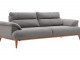  Milano Sofa Set - Red - Gray
