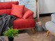  Milano Sofa Set - Red - Gray