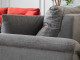  Milano Sofa Set - Red - Gray