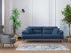  Milano Sofa Set - Navy Blue - Gray