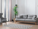  Milano Sofa Set - Navy Blue - Gray