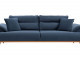  Milano Sofa Set - Navy Blue - Gray