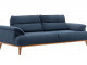  Milano Sofa Set - Navy Blue - Gray
