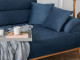  Milano Sofa Set - Navy Blue - Gray