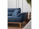  Milano Sofa Set - Navy Blue - Gray