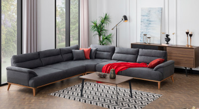 Milano Corner Set Large (Grey)