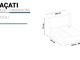  Alaçatı Bedstead Accessory 160 cm Without Base