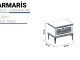  Marmaris Bedside Table (2 Pcs)
