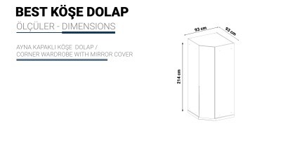 Best Corner Mirrored Wardrobe
