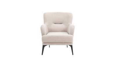 Aqua Single Armchair - Beige / Gray