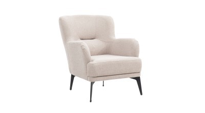 Aqua Single Armchair - Beige / Gray