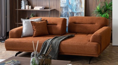 Aqua Sofa Set - Brown