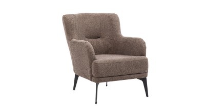 Aqua Single Armchair - Brown