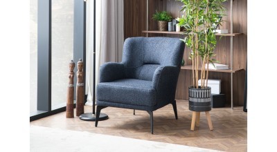 Aqua Sofa Set - Navy Blue