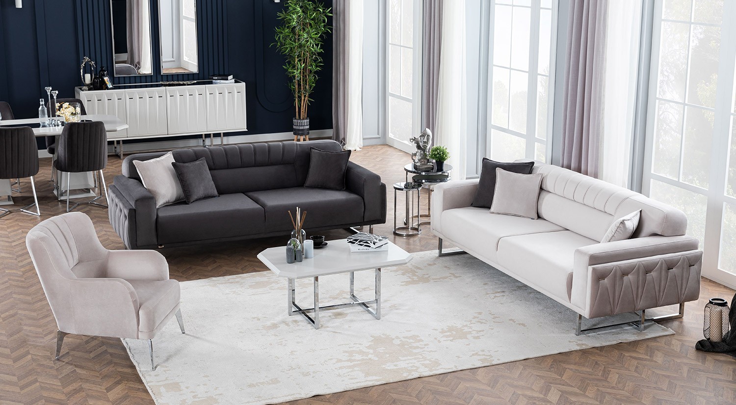Natura Sofa Set