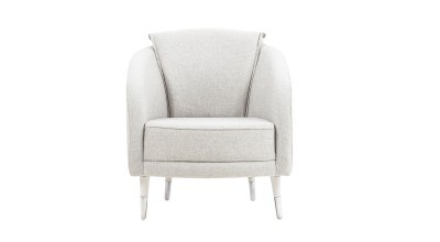 Alaçatı Single Sofa Wooden Leg - Bergere