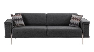 Alaçatı Three Seater Sofa - Anthracite