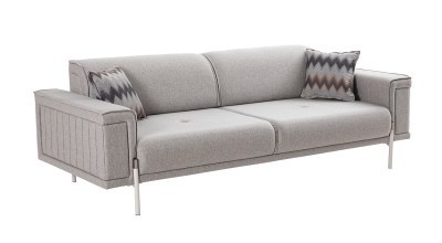 Alaçatı Three Seater Sofa - Grey