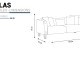  Milas Double Seater Sofa