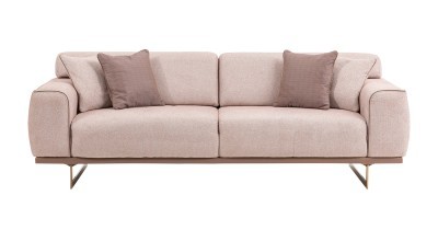 Latte Three Seater Sofa