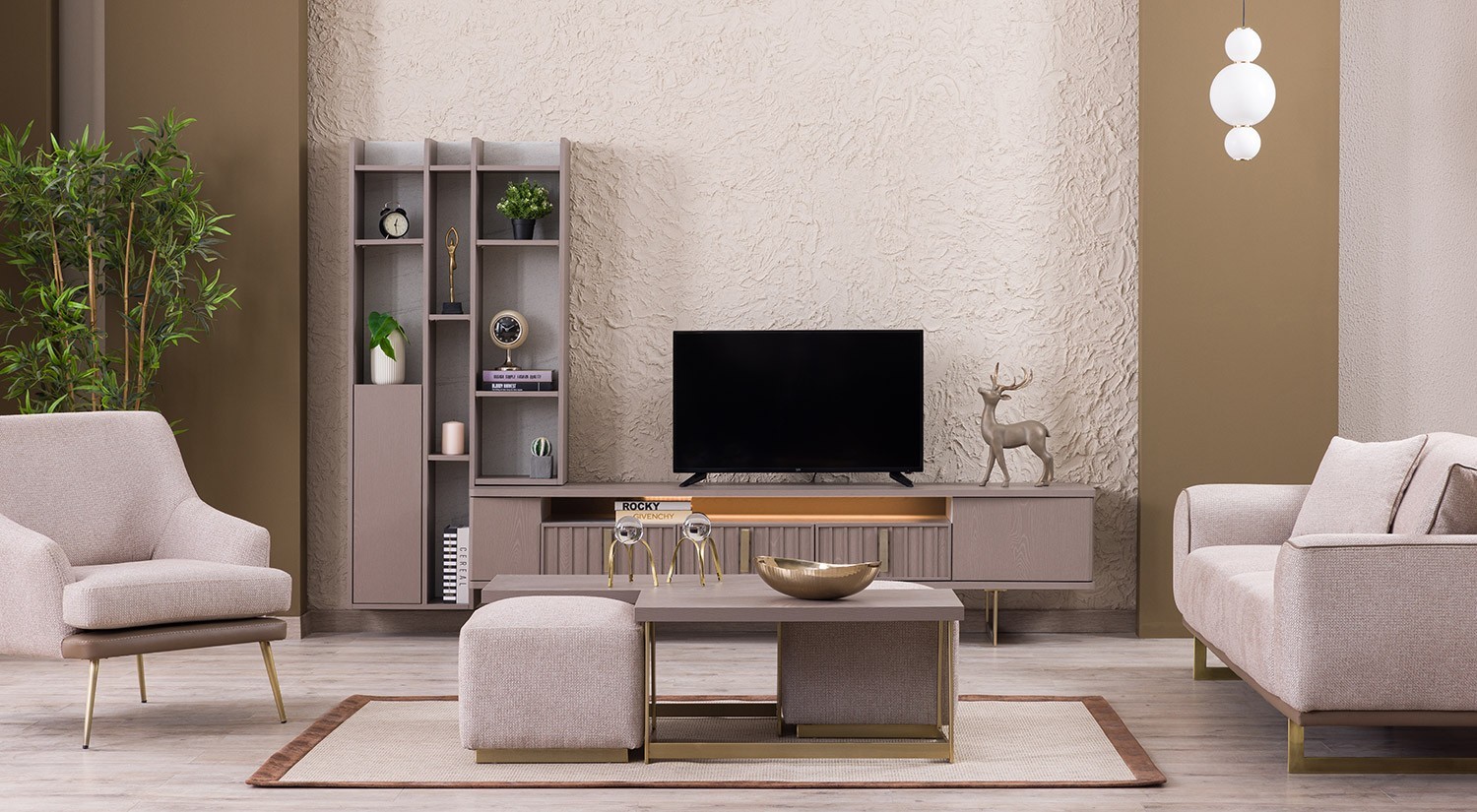 Latte Wall Unit
