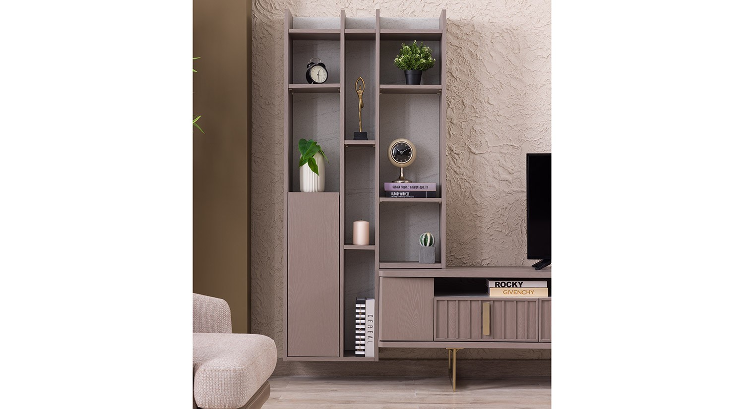 Latte Wall Unit