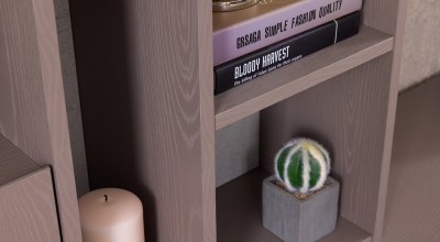 Latte Wall Unit